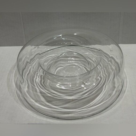 Princess House Heritage Crystal Chip n Dip Bowl #401 - Picture 2 of 2